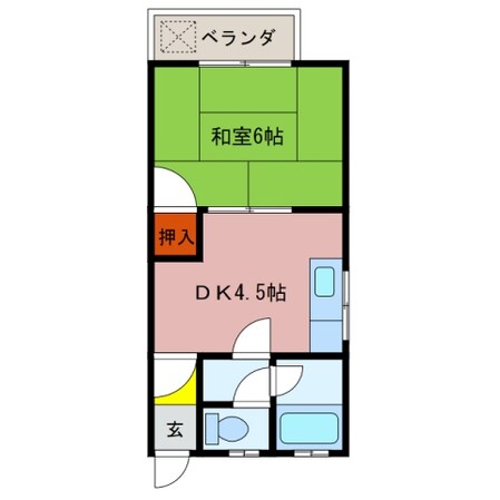 東松阪駅 徒歩19分 2階の物件間取画像